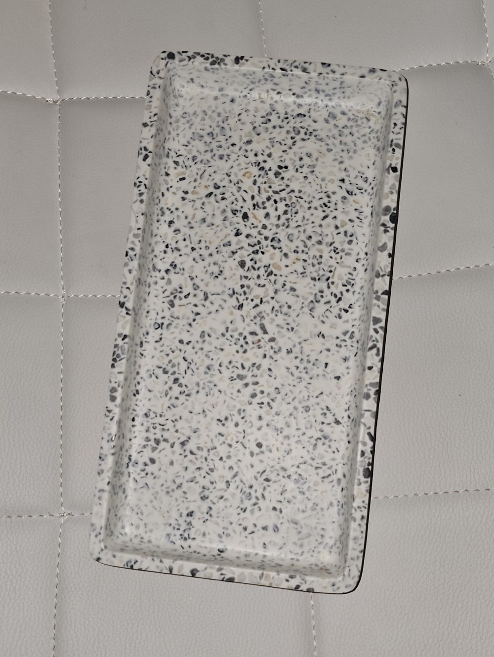 Better Homes And Gardens Black and Gray Terrazzo Tray